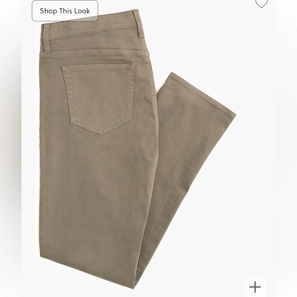 J crew dusty charcoal Slim-fit garment-dyed five-pocket pant
